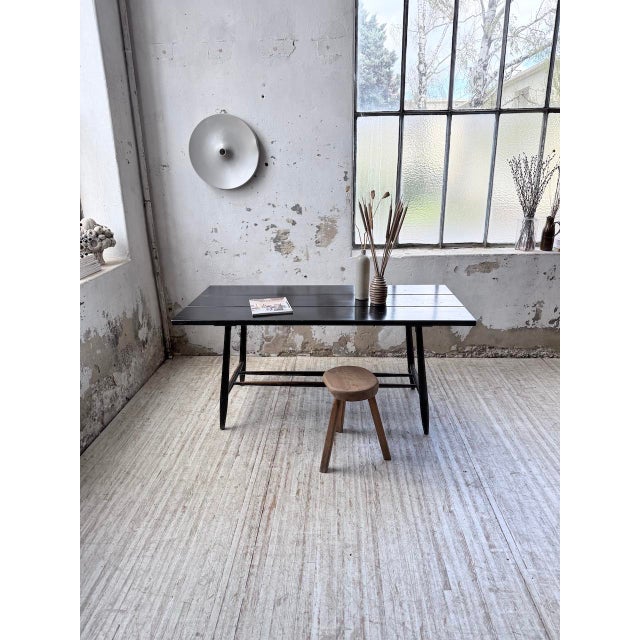 1950s Dining Table with Black Patina from Tapiovaara, 1950s For Sale - Image 5 of 18