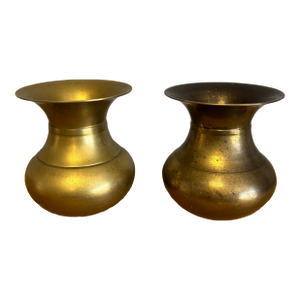 Vintage Brass Vessels - A Pair