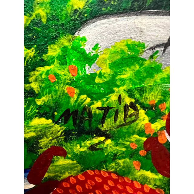 Vintage Outsider Art Painting For Sale In Miami - Image 6 of 8