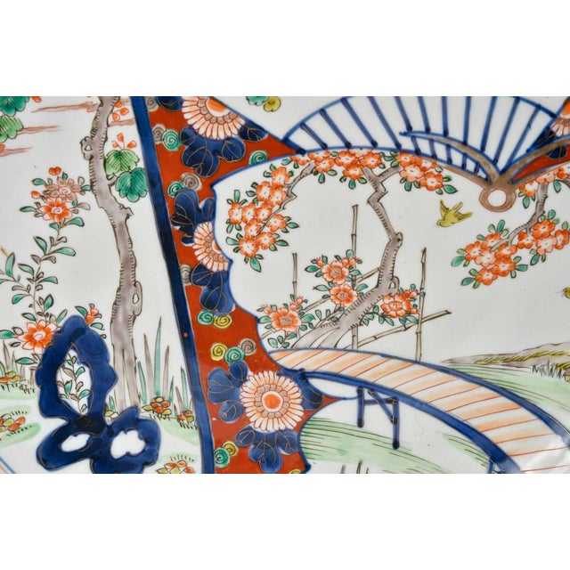Asian Four Asian Imari Porcelain Chargers For Sale - Image 3 of 11