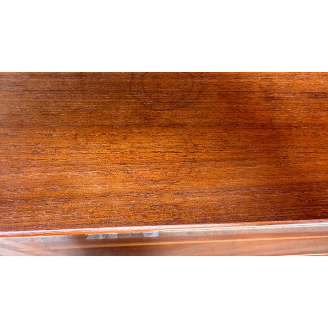 Amber Vintage Danish Modern Teak Modular Display Cabinet / Credenza – STM-36 – Made in Denmark For Sale - Image 8 of 12