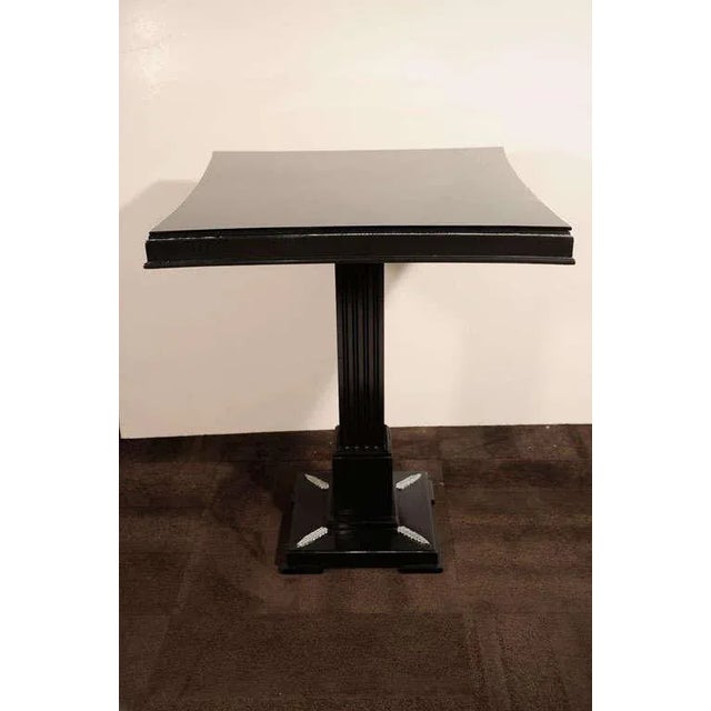 This pair of exquisite side or end tables was realized by the illustrious Mid Century Modern designer James Mont in...