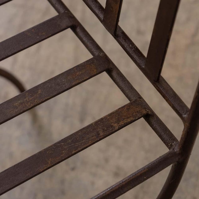 1940s French Iron Dining Chairs, Set of 4 For Sale - Image 16 of 16