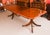 Vintage Twin Pillar Flame Mahogany Dining Table by W. Tillman, 1980s For Sale - Image 15 of 16