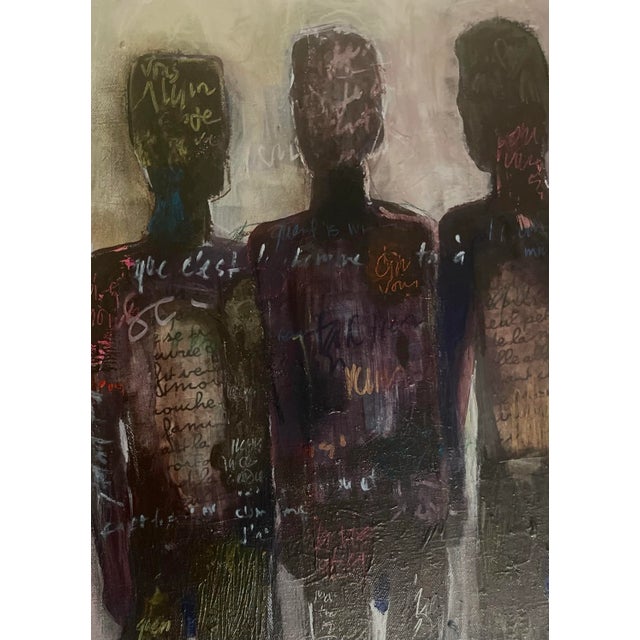 Original Male Figurative Painting Titled "Loves Silent Poetry" Framed For Sale In Washington DC - Image 6 of 9