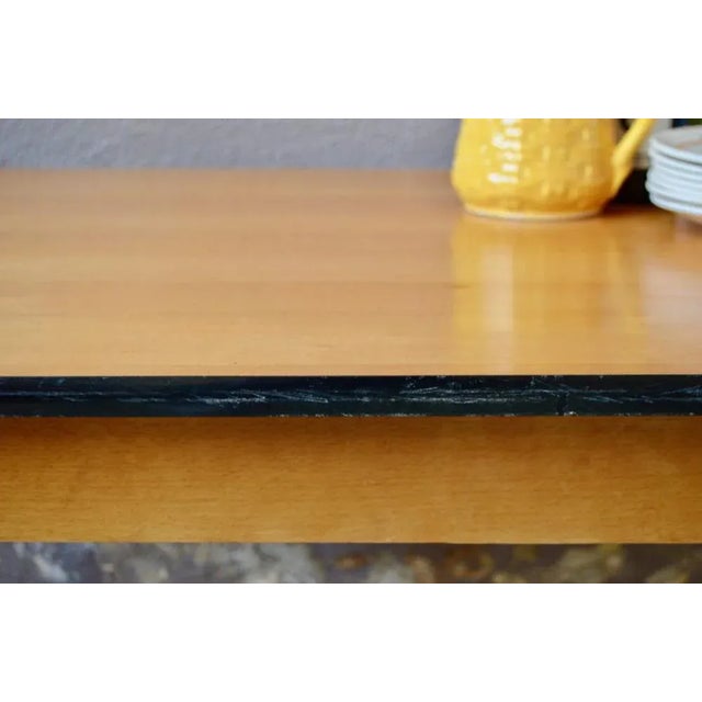 Vintage Table with Compass Feet For Sale - Image 10 of 18