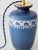 Vintage Blue and White Ceramic Table Lamps, 1970s, Set of 2 For Sale - Image 15 of 18