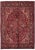 Vintage Persian Heriz Handmade Ruby-Red Floral Wool Rug For Sale In New York - Image 6 of 6