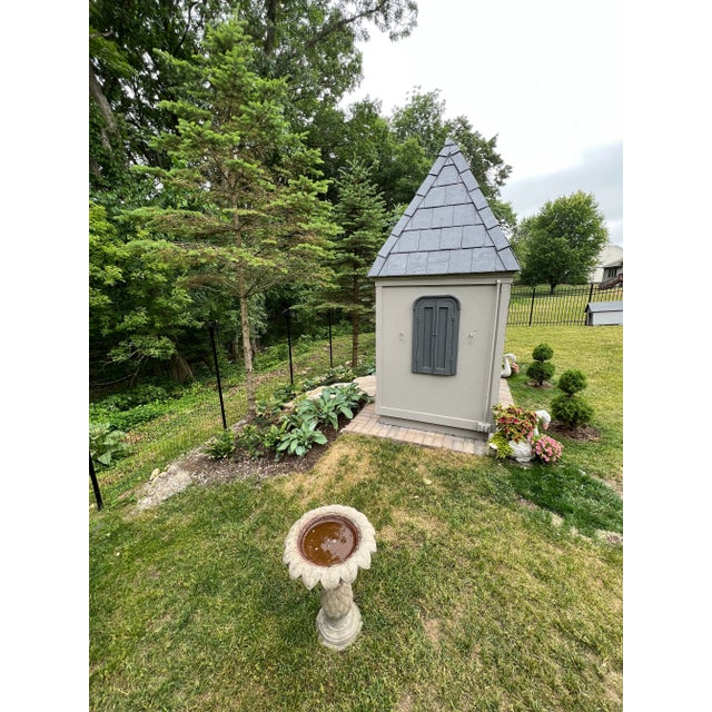 1940s French Style Garden Folly Slate Roofed Chalet Folly, 1940 For Sale - Image 5 of 11