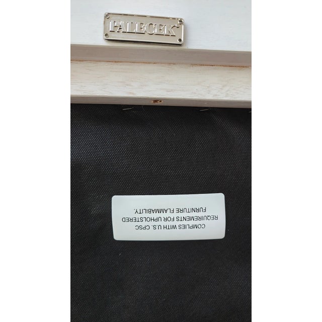 White Palecek Santa Barbara Arm Chair For Sale - Image 8 of 8