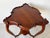 Vintage Carved Mahogany Wood Scalloped End Table With Lower Shelf For Sale - Image 4 of 12