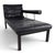 Antonio Citterio Baisity Chaise Longue in Leather by Antonio Citterio for B&B Italia / C&B Italia, 1980s For Sale - Image 4 of 18