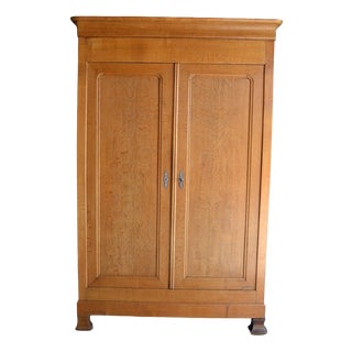 Antique Louis Philippe Oak Cabinet For Sale