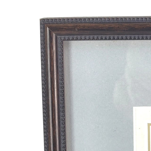 1980s Suleymaniye Mosque Istanbul Watercolor Print Signed & Framed For Sale - Image 5 of 10