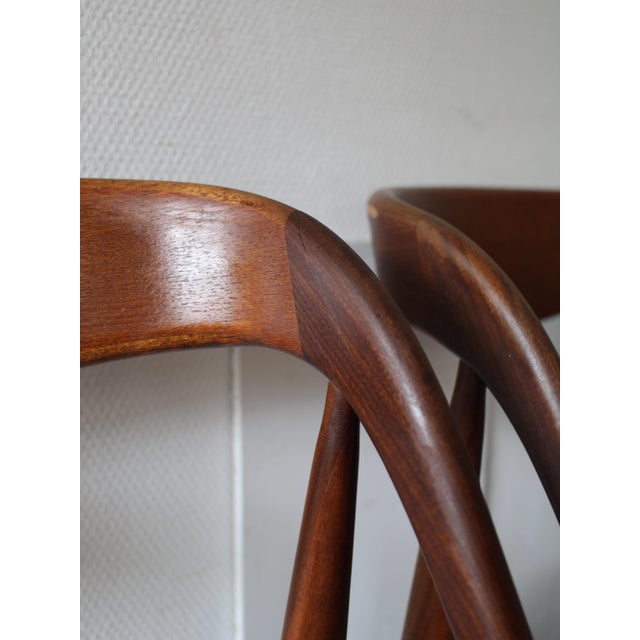 1960s Vintage Danish Dining Chairs in Teak by Johannes Andersen for Uldum Møbelfabrik, 1960s, Set of 6 For Sale - Image 5 of 11