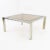 Metal Renato Zevi Mid Century Italian Chrome Brass and Glass Square Coffee Table For Sale - Image 7 of 7