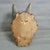 Black Forest Roe Deer Trophy on Carved Plaque, Germany ca. 1960s A vintage roe deer (Capreolus capreolus) trophy on a...