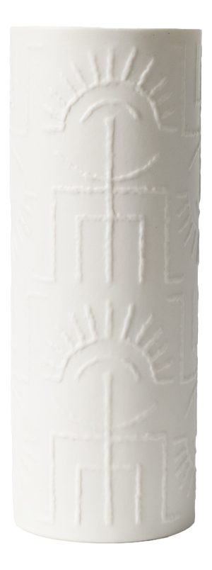 White Bisque Porcelain Vase by Cuno Fischer for Rosenthal, 1960s
