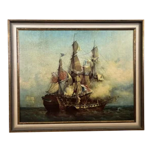 X-Large Vintage European Wood Frame From the Early 1970s