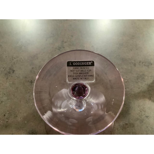 Mid 20th Century I. Godinger Italian Martini Glasses a Pair Chairish