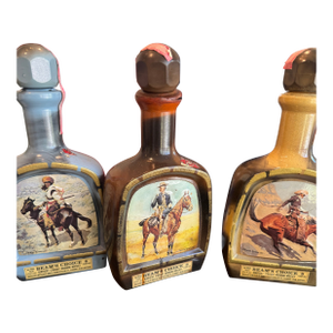 Legendary 1979 Beam's Choice Frederic Remington Collector's Edition Volume XV Trio - Set of 3