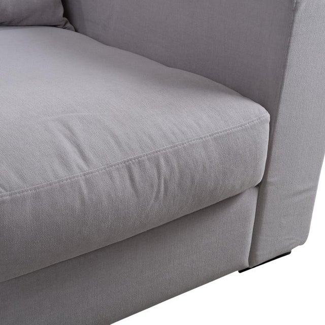 Modern Boconcept Cenova Fabric Corner Sofa Grey Sofa Couch For Sale - Image 3 of 12