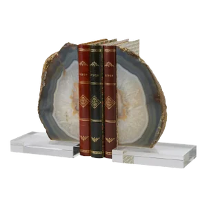 Geode Bookends - A Pair