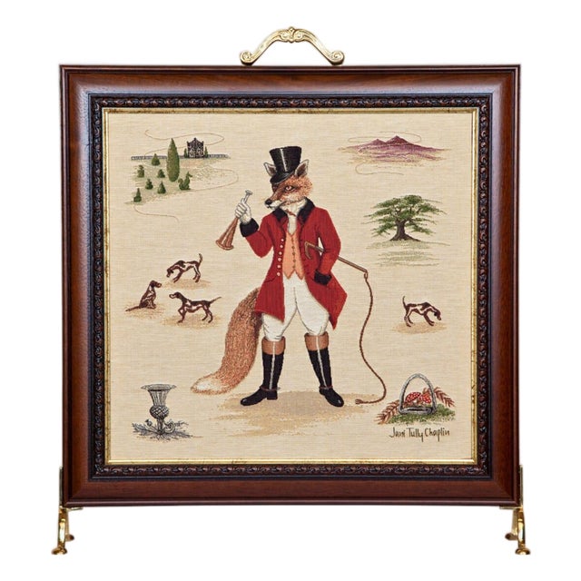 The Hon. Freddie Fox Tapestry Firescreen For Sale