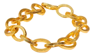 Bold Links Gold Chunky Adjustable Bracelet