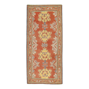 Antique Zabihi Collection Oushak Small Runner
