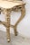 Carved and Gilded Wood Console Table with Mirror, 1930s For Sale - Image 6 of 10