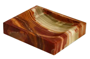 Brown Marble Soap Dish
