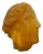 Academic Sculpture of a Venus Head with an Amber Effect, 1950s, Wax For Sale