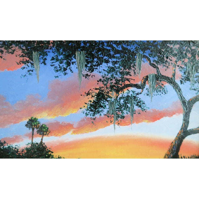 "Sunrise" - Original Signed Oil on Canvas by Mark Stanford, Premier Contemporary Artist For Sale - Image 10 of 13