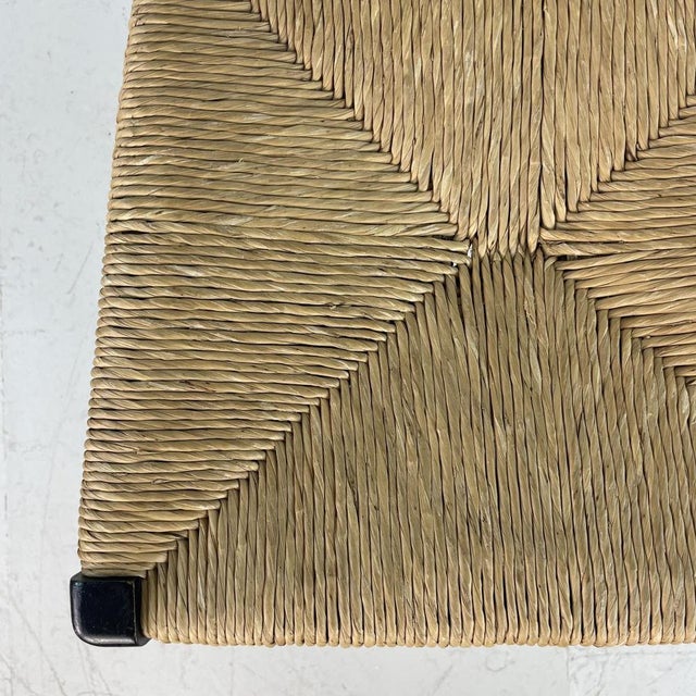 Black Mid-Century Black Ebonised Rope Chair by Gio Ponti, 1960s For Sale - Image 8 of 9