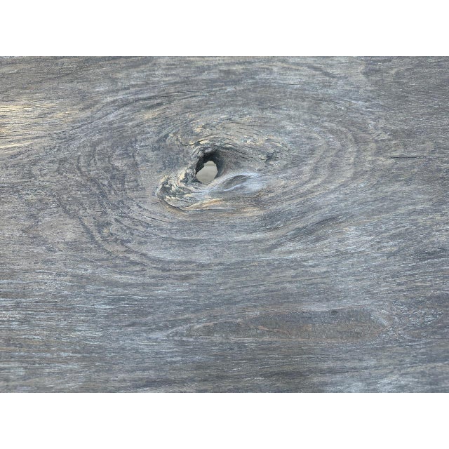 2010s Andrianna Shamaris Wabi Sabi Teak Wood Table For Sale - Image 5 of 18