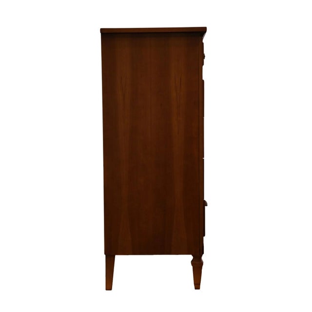 Dixie Furniture Solid Pecan Italian Neoclassical Tuscan Style 34″ Chest of Drawers 260-7 For Sale - Image 12 of 13