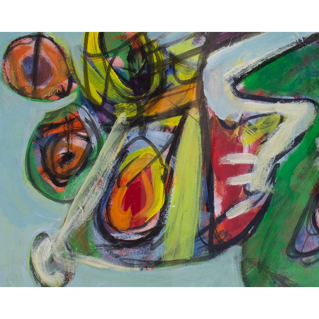 2010 “Abstruse Thinking” Abstract Mixed Media Painting by James L. Bruch For Sale - Image 9 of 10