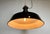 Mid-Century Industrial Black Enamel Factory Lamp, 1950s For Sale - Image 13 of 15