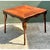 Wood Vintage Dark Bamboo Parquetry Square Game Table For Sale - Image 7 of 12