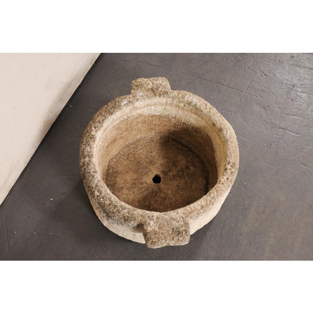19th Century Spanish Carved-Stone Vessel For Sale - Image 11 of 11