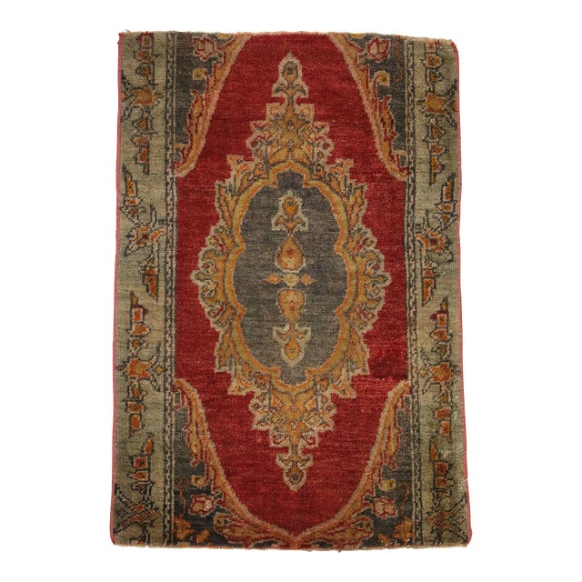 Vintage Turkish Yastik Rug - 01'07 X 02'04 For Sale