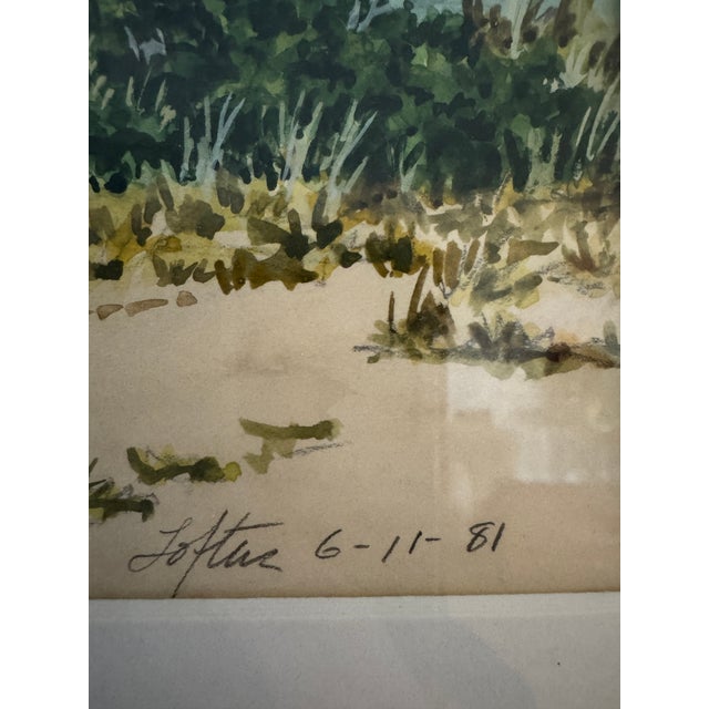 Peter Loftus (American, Born 1948), Set of Three Watercolor and Gouache on Paper Field Studies For Sale - Image 12 of 13