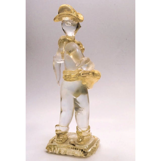 Murano Seminatore Solid Glass Figure by Ercole Barovier, 1930 For Sale - Image 11 of 12