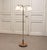 Wood Art Deco Three-Arm Floor Lamp, 1940s For Sale - Image 7 of 12