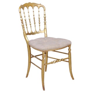 Golden Chiavari Chair, Early 1900s For Sale