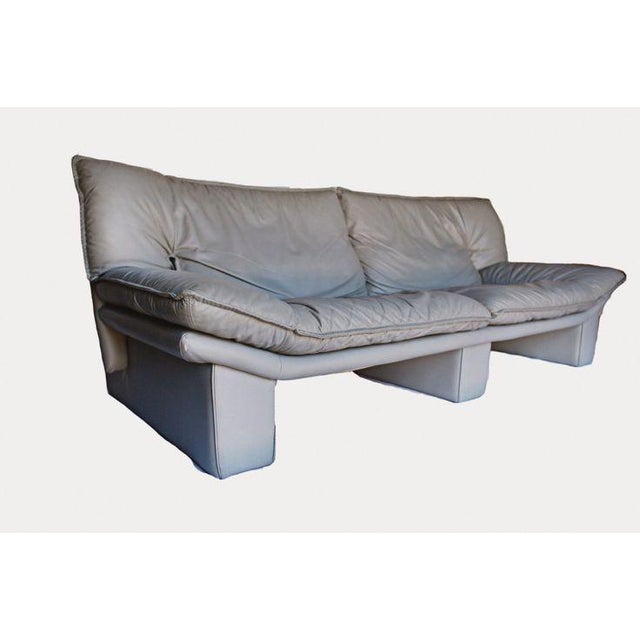 Vintage Italian Leather Sofa By Nicoletti Salotti Chairish