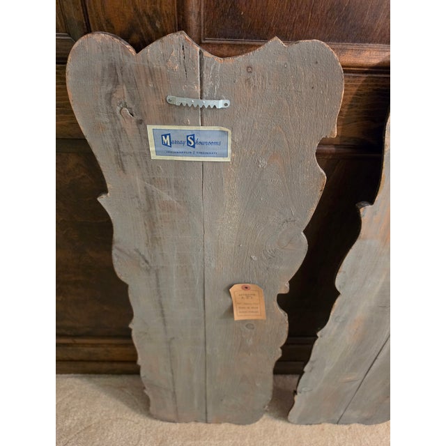 Pair of Carved Louis XV Floral Wood Art Plaques For Sale - Image 6 of 12
