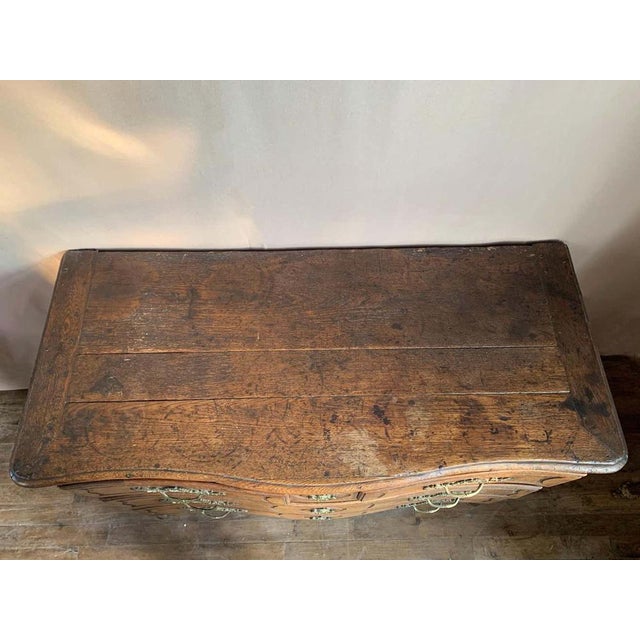 Wood Louis XV Chest of Drawers, 1740 For Sale - Image 7 of 14