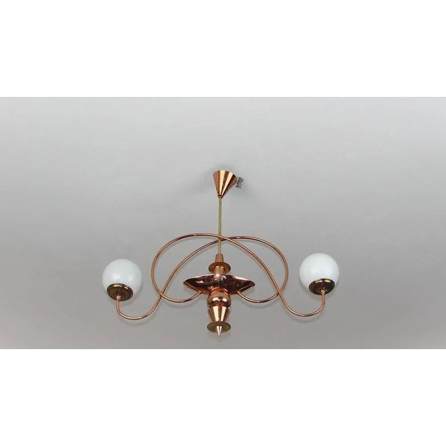 Mid-Century Chandelier, 1960s For Sale - Image 9 of 11